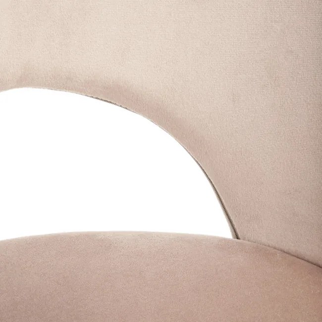 Jedálenská stolička TERCIO zamatová béžová 871011