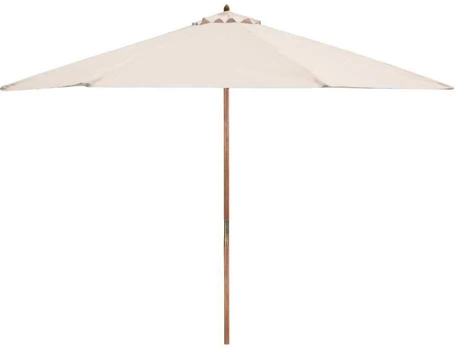 Fieldmann - Slnečník pr. 3 m krémová/akácia