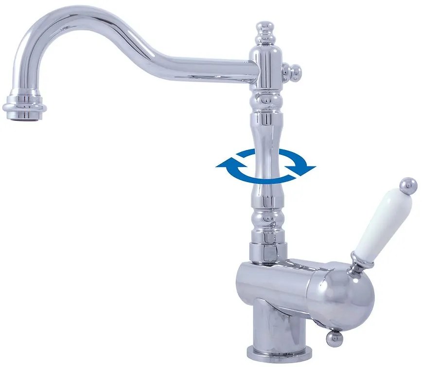 Batéria umývadlová/drezová stojanková LABE L508.0/8