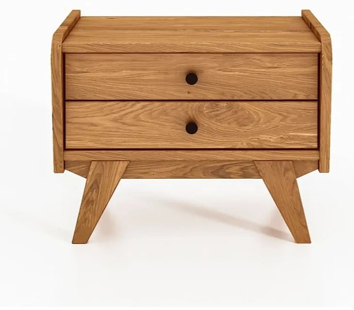 Nočný stolík z dubového dreva Retro 1 - The Beds