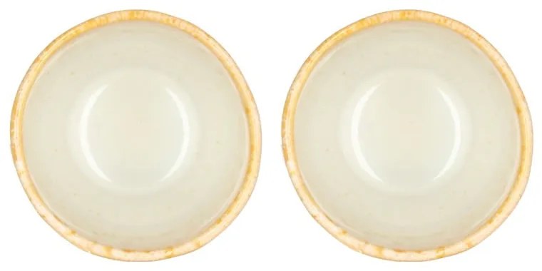 Krémové hrnčeky na espresso z kameniny v súprave 2 ks 80 ml Styles – Villa Collection