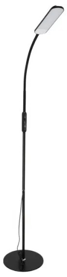 LED Stmievateľná stojacia lampa TEILO LED/10W/230V 3000/4000/6500K čierna + DO