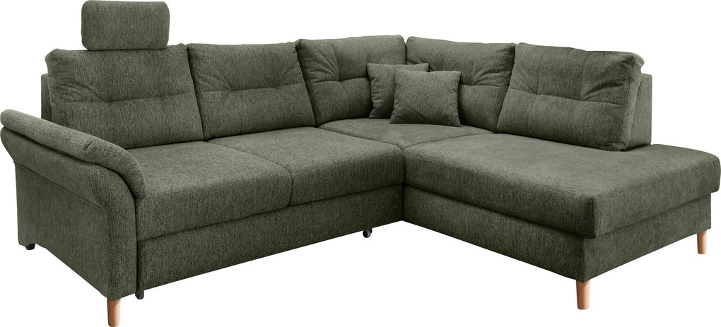 XXXLutz ROHOVÁ SEDAČKA, textil, tmavozelená Livetastic - Sedačky - 002310012740