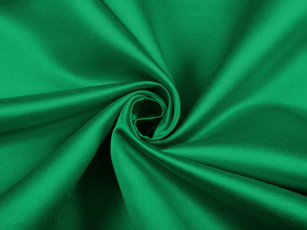Biante Saténový behúň na stôl polyesterový Satén LUX-028 Írska zelená 20x180 cm
