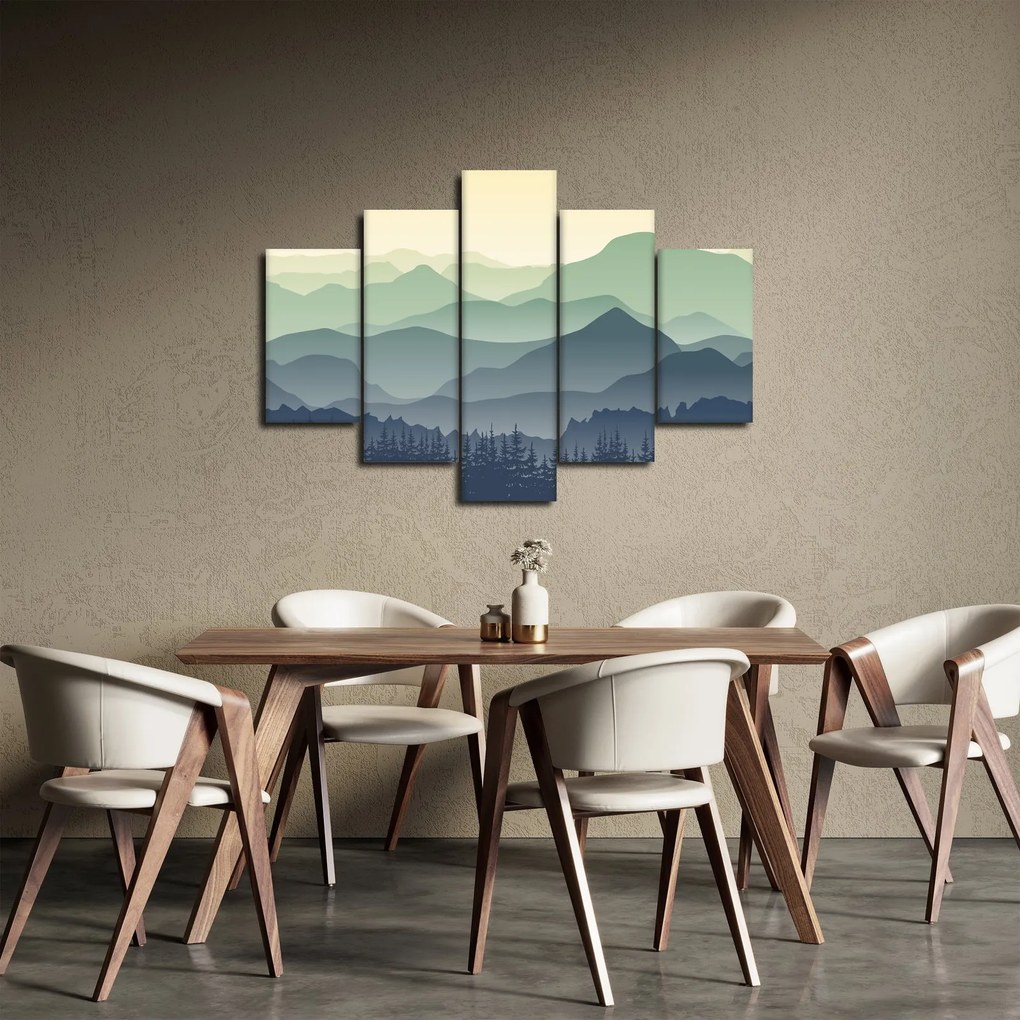 Obraz - Forest Mountain (150x105 cm)
