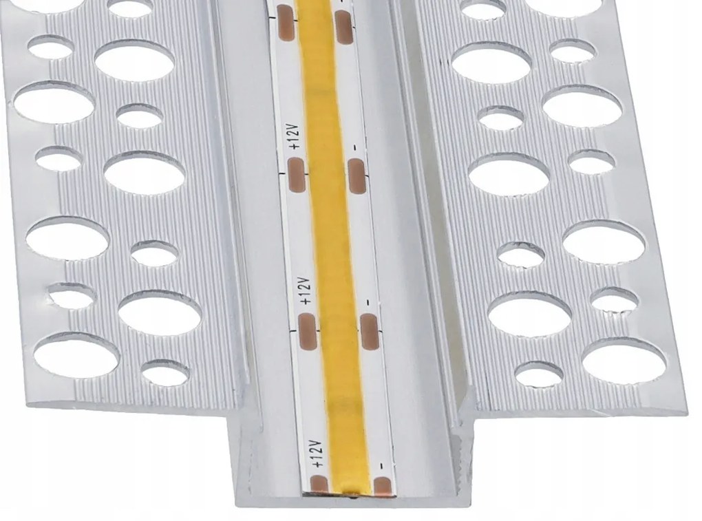 BERGE LED hliníkový profil zapustený 2m - sada