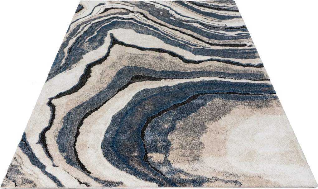 Obsession, Kusový koberec My Bologna 461 Blue, 160x230, modrá, chodba / predsieň