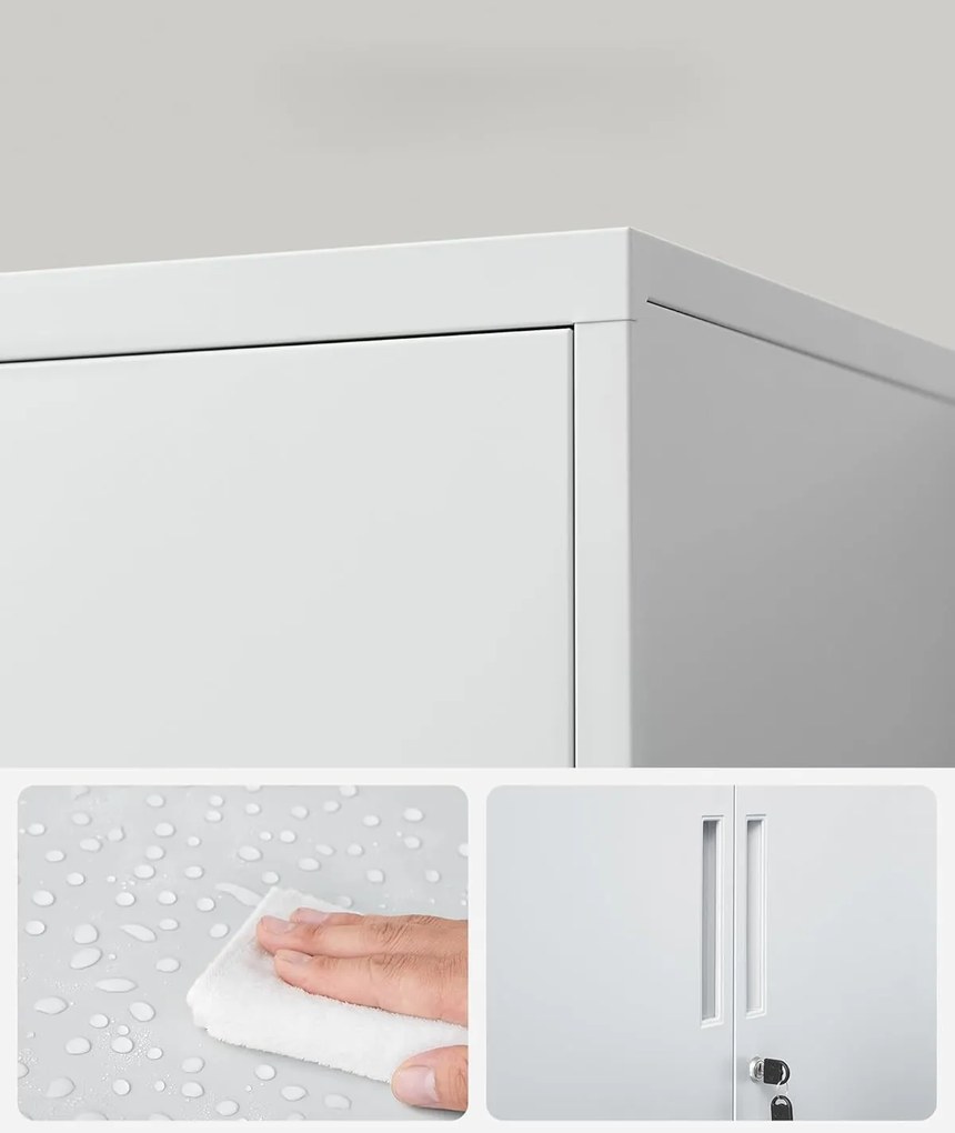 Kancelárska komoda Pasty sivá