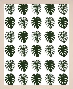 Zarámovaný obraz Súprava listov, 24x30 cm%