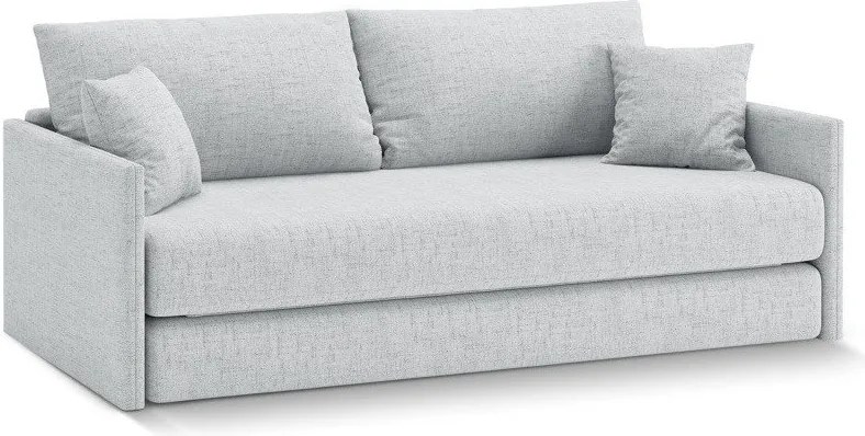 Svetlosivá ženilková rozkladacia pohovka 209 cm Shannon – Cosmopolitan Design