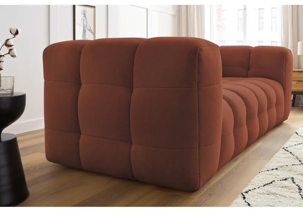Pohovka v tehlovooranžovej farbe 232 cm Cloud – Bobochic Paris
