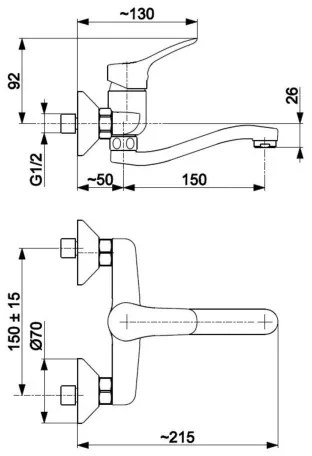 KFA Armatura 5240-810-00 - Umývadlová batéria MORRIS lesklý chróm