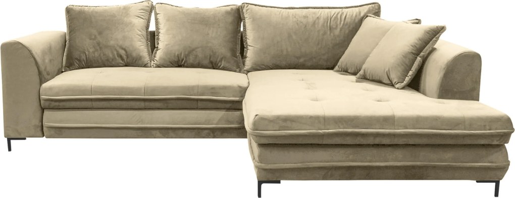 XXXLutz ROZKLADACIA ROHOVÁ SEDAČKA, textil, béžová Livetastic - Online Only obývacie izby - 001574004301