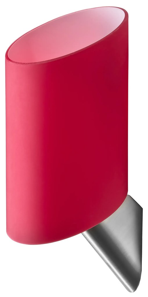 Retro nástenné svietidlo Rosa červená