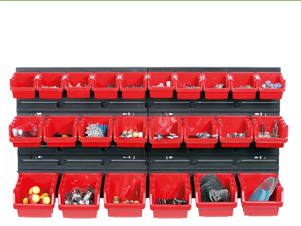 Kistenberg Závesný panel s 28 boxy na náradie ORDERLINE 800x165x400