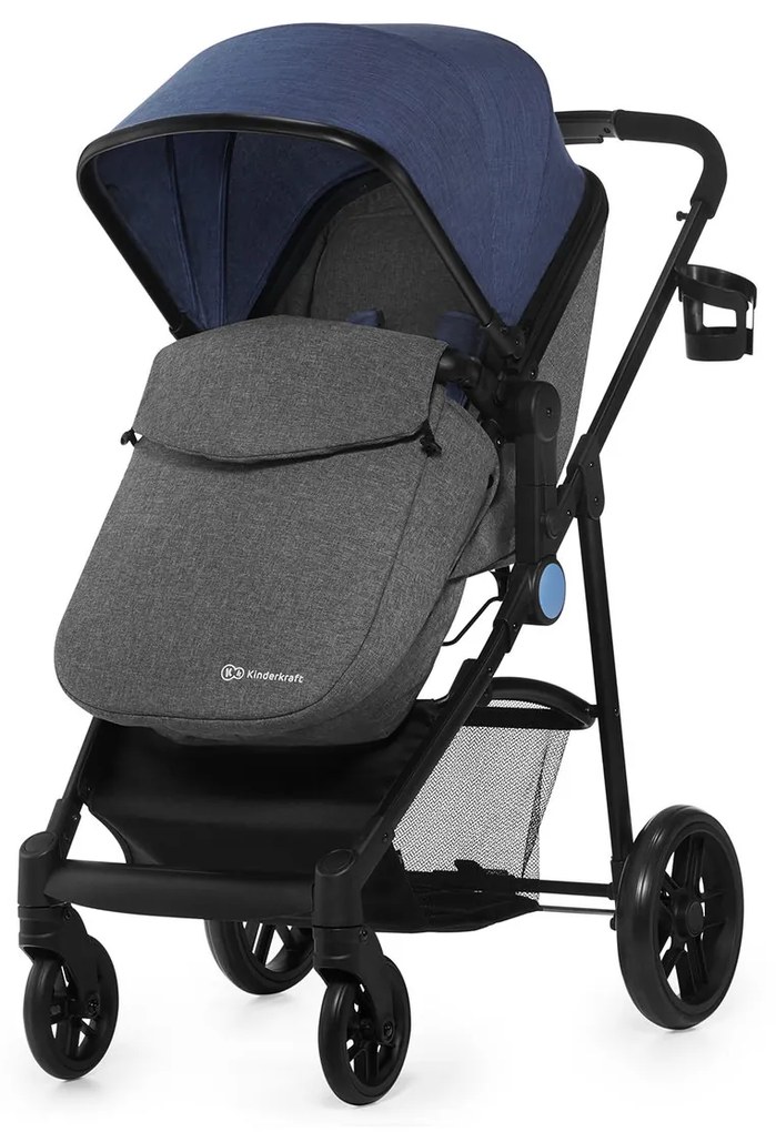 Kombinovaný kočík Kinderkraft Juli 3v1 - Denim