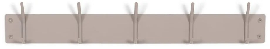 Taupe kovový nástenný vešiak 70 cm Fusion – Spinder Design