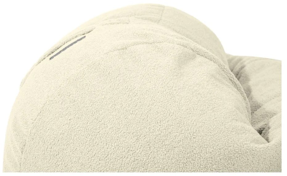 Hnedý detský sedací vak z textílie buklé Roll 80 – SLOWDOWN