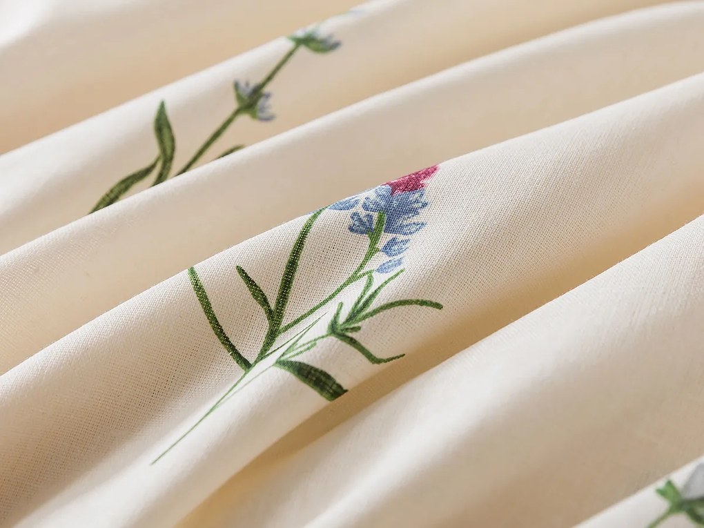 XPOSE® Bavlnené obliečky DIVOKÉ KVETY na dve postele