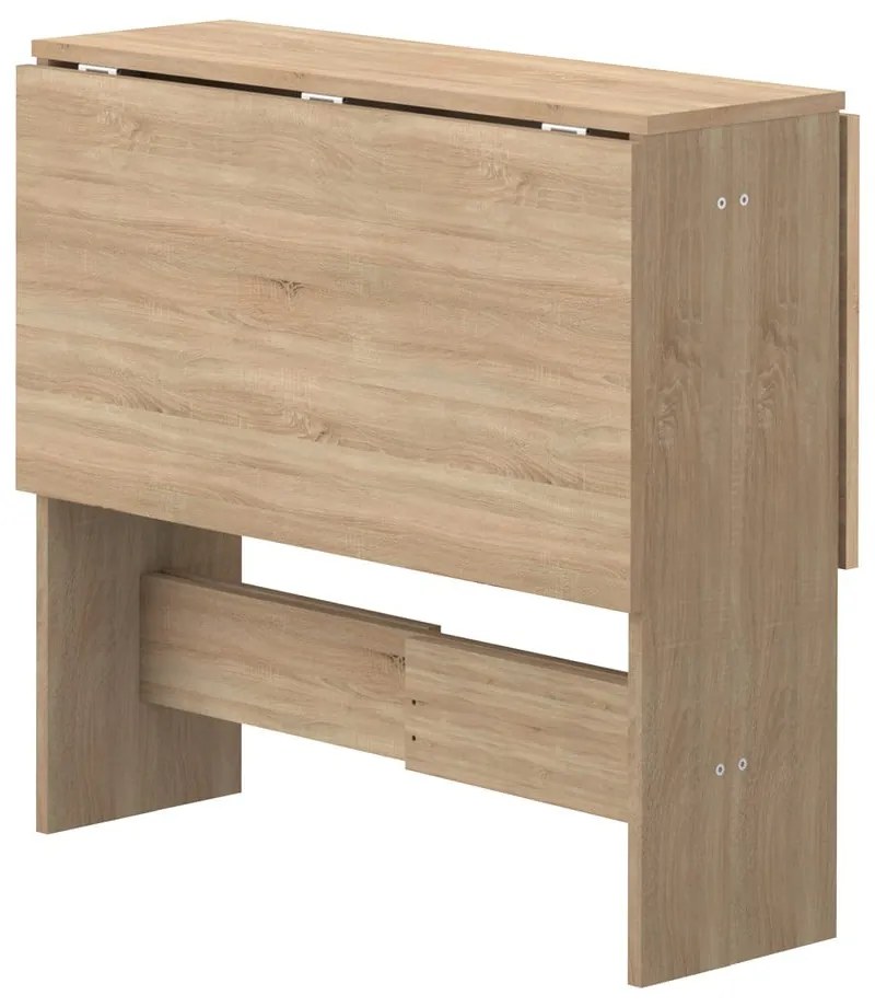 Rozkladací jedálenský stôl v dekore duba 76x28 cm Papillon – TemaHome