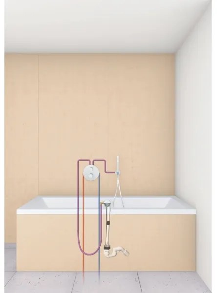 GROHE 28990000 -Vaňová plniaca, odtoková a prepadová súprava TALENTOFILL chróm