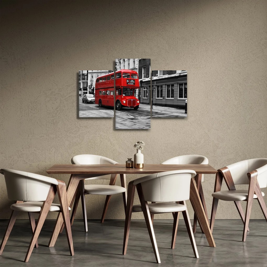 Obraz -Londýn s autobusom (90x60 cm)