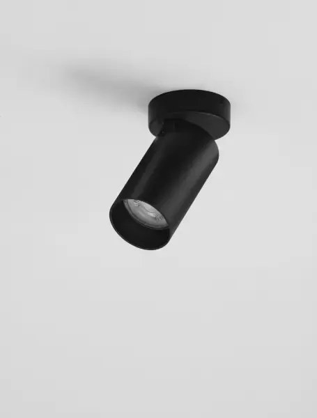 Minimalistické bodové svietidlo Oso Čierna