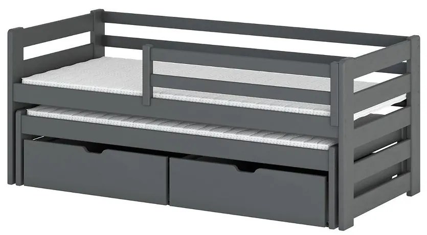 Posteľ Senso 80x160 graphite