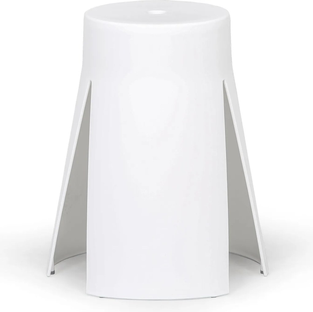 Plastová stolička RIKO, biel