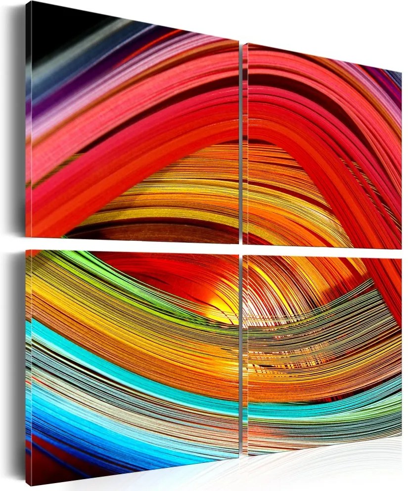 Obraz na plátne Bimago - Colorful depths 40x40 cm