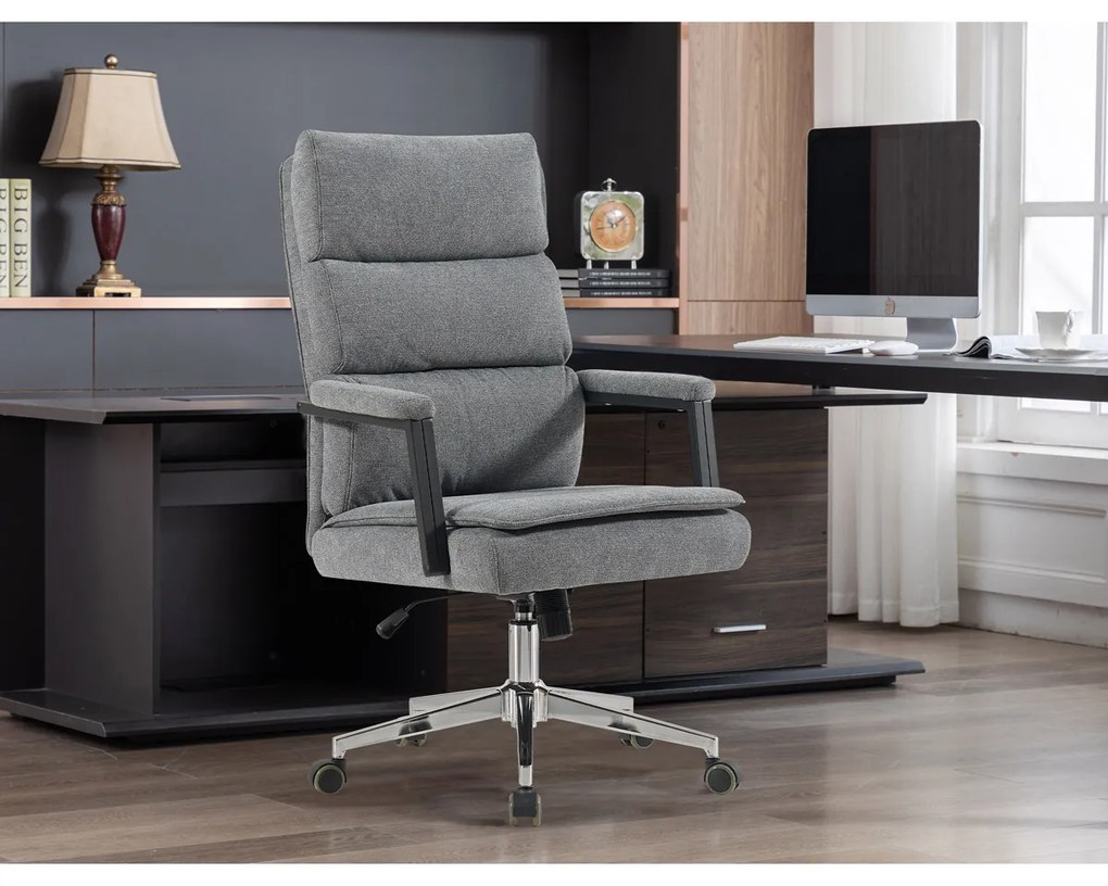 Kancelárska stolička KA-D8204 GREY2