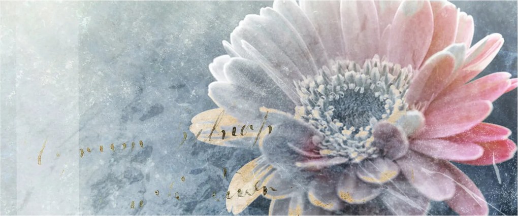 Obraz - Zimný kvet (120x50 cm)
