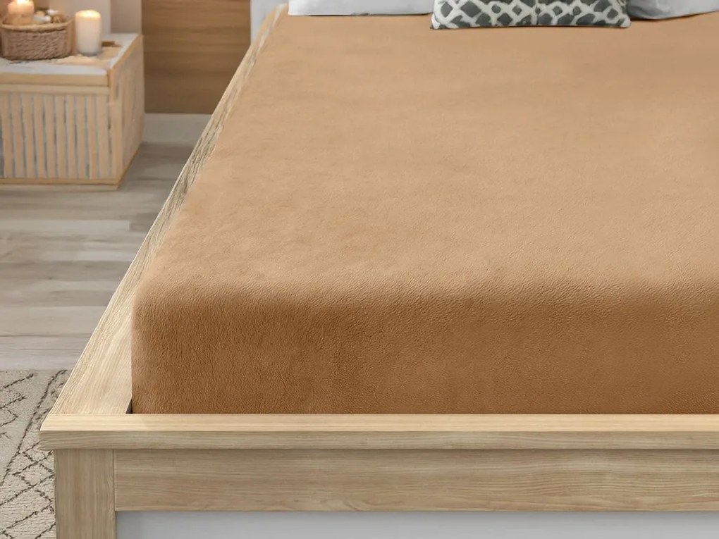 Plachta mikroplyš SOFT 90x200 cm béžová