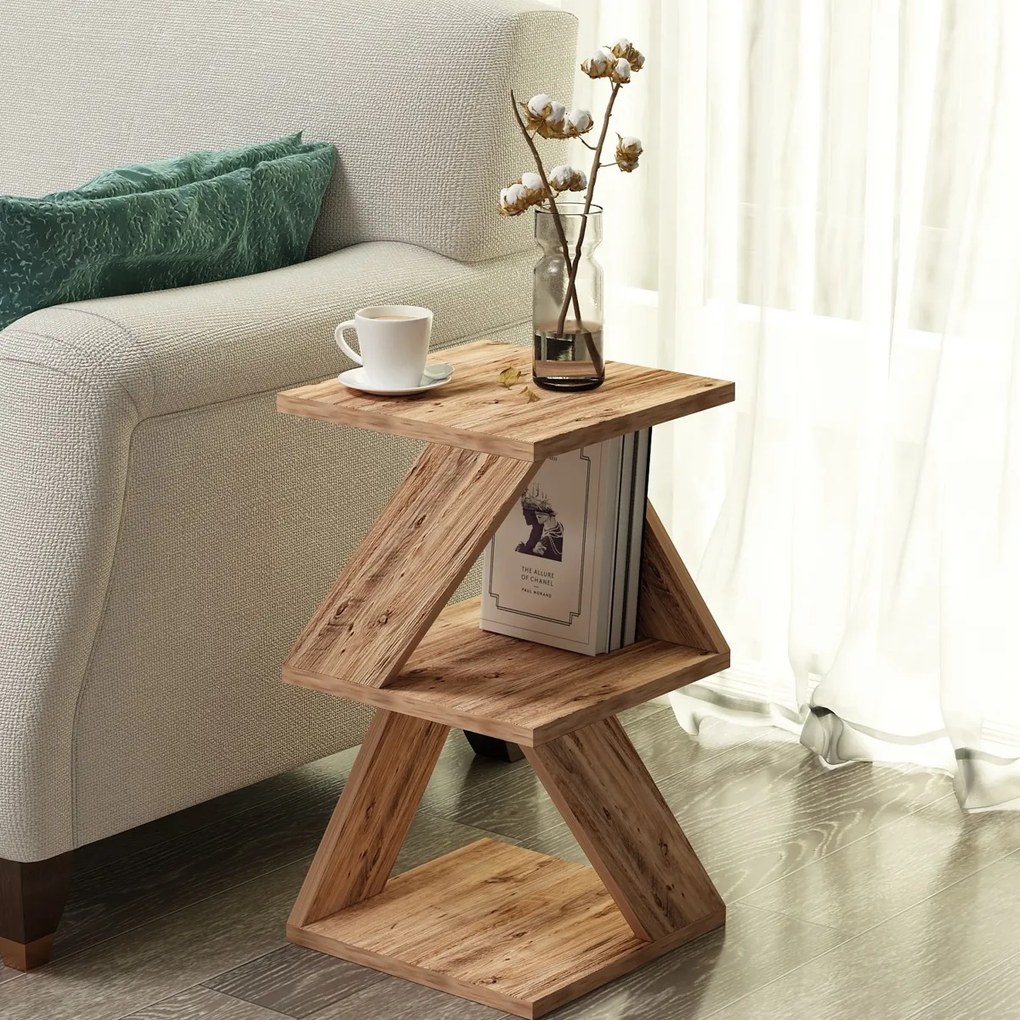Odkladací stolík Albeni Atlantic Pine