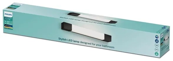 Philips - Kúpeľňové osvetlenie zrkadla ROVER LED/5W/230V IP44 čierna