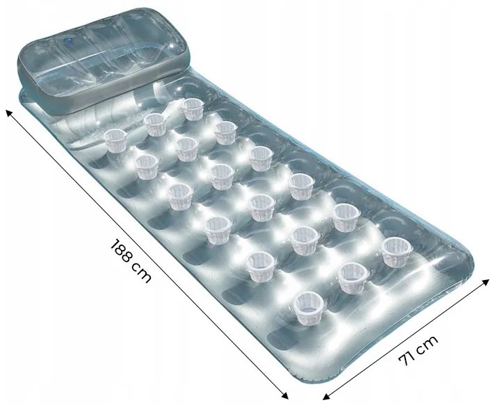 Intex Nafukovacie lehátko 58894 INTEX - s opierkou hlavy