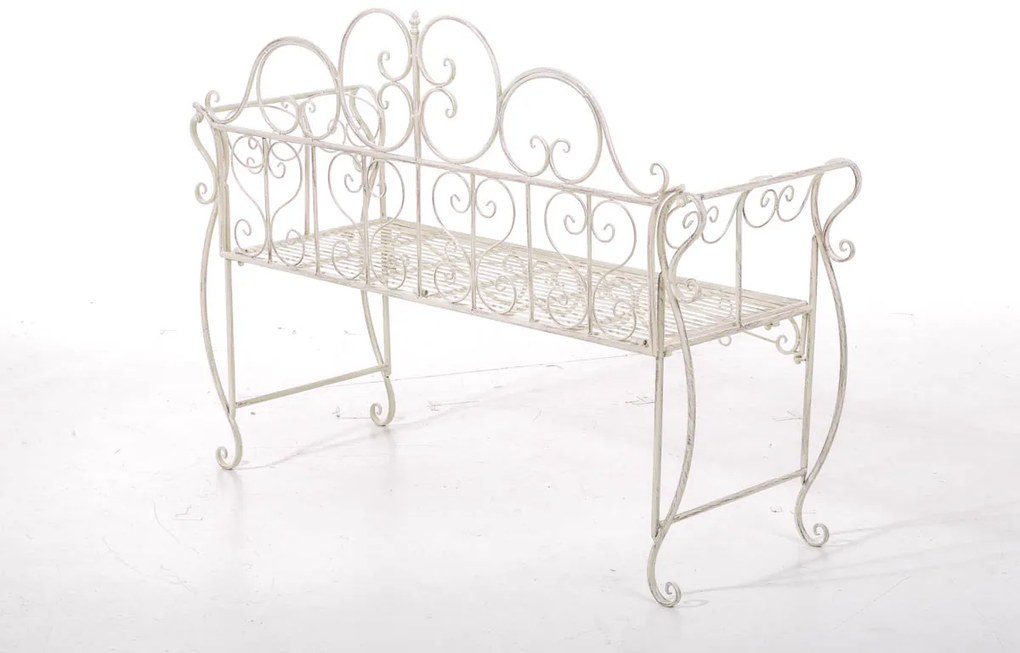 Záhradná lavička GS11173499 - Krémová antik