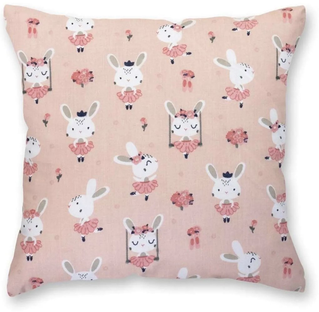 INTERMEDIC SK Obliečka na vankúš Zajačik ružový 40x40cm