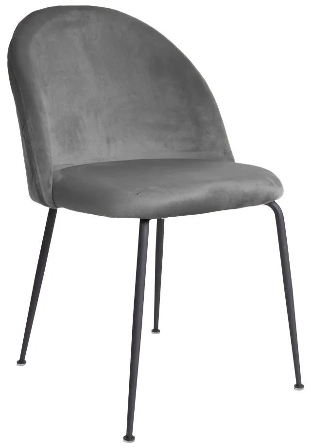 Šedá Jedálenská stolička Geneve 52 × 51 × 78 cm HOUSE NORDIC