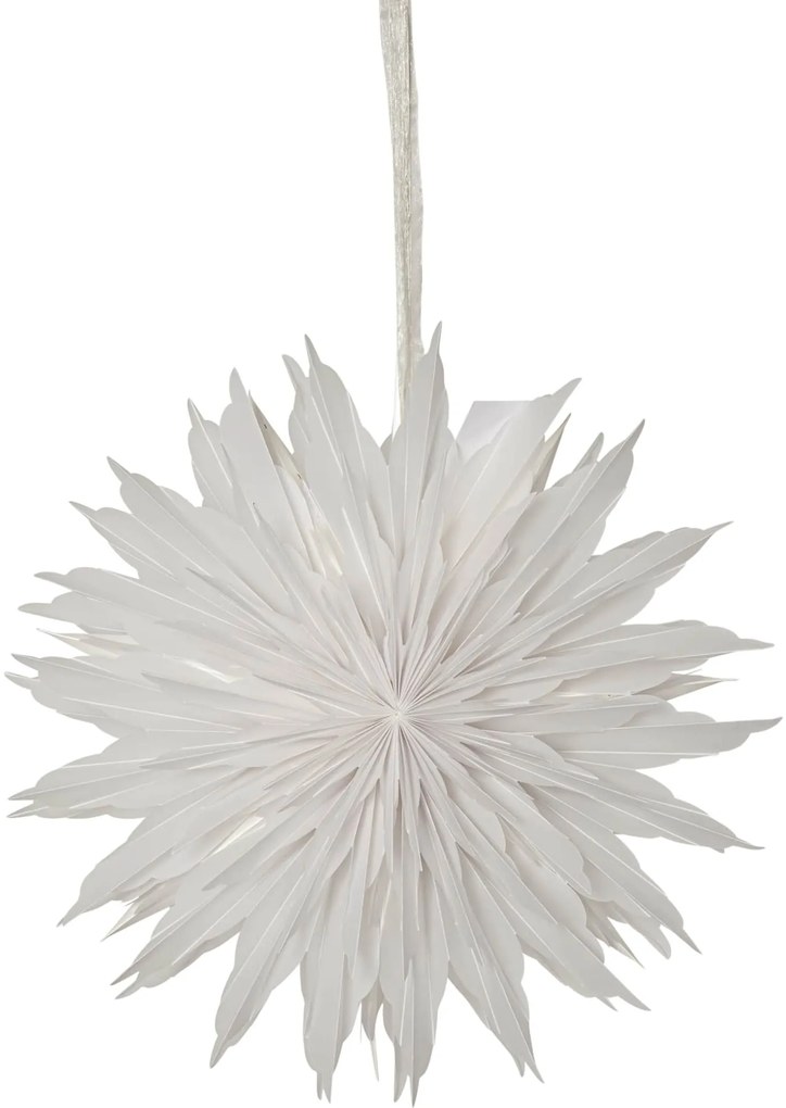STAR TRADING Závesná svietiaca hviezda Dis White 40 cm