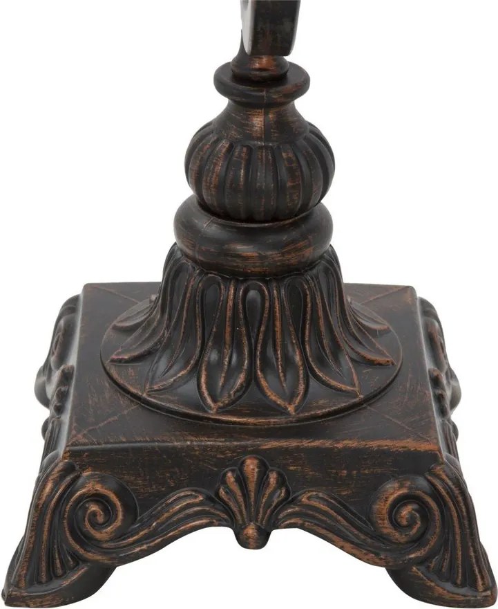 Čierna stolová lampa s kovovým tienidlom (výška 40 cm) World Industry – Mauro Ferretti