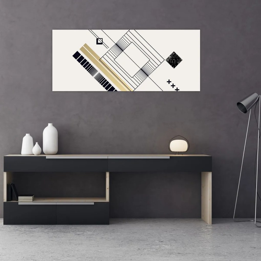 Obraz - Geometrické tvary N⁰6 (120x50 cm)