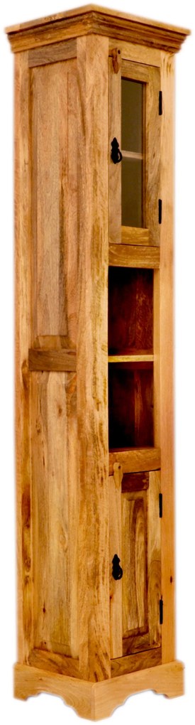 furniture-nabytek.cz - Dřevěná skříňka do koupelny z masivu mango 40x190x35