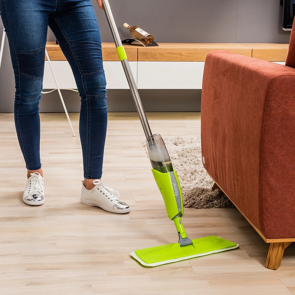 4home Výhodná upratovacia sada mop a stierka na okná