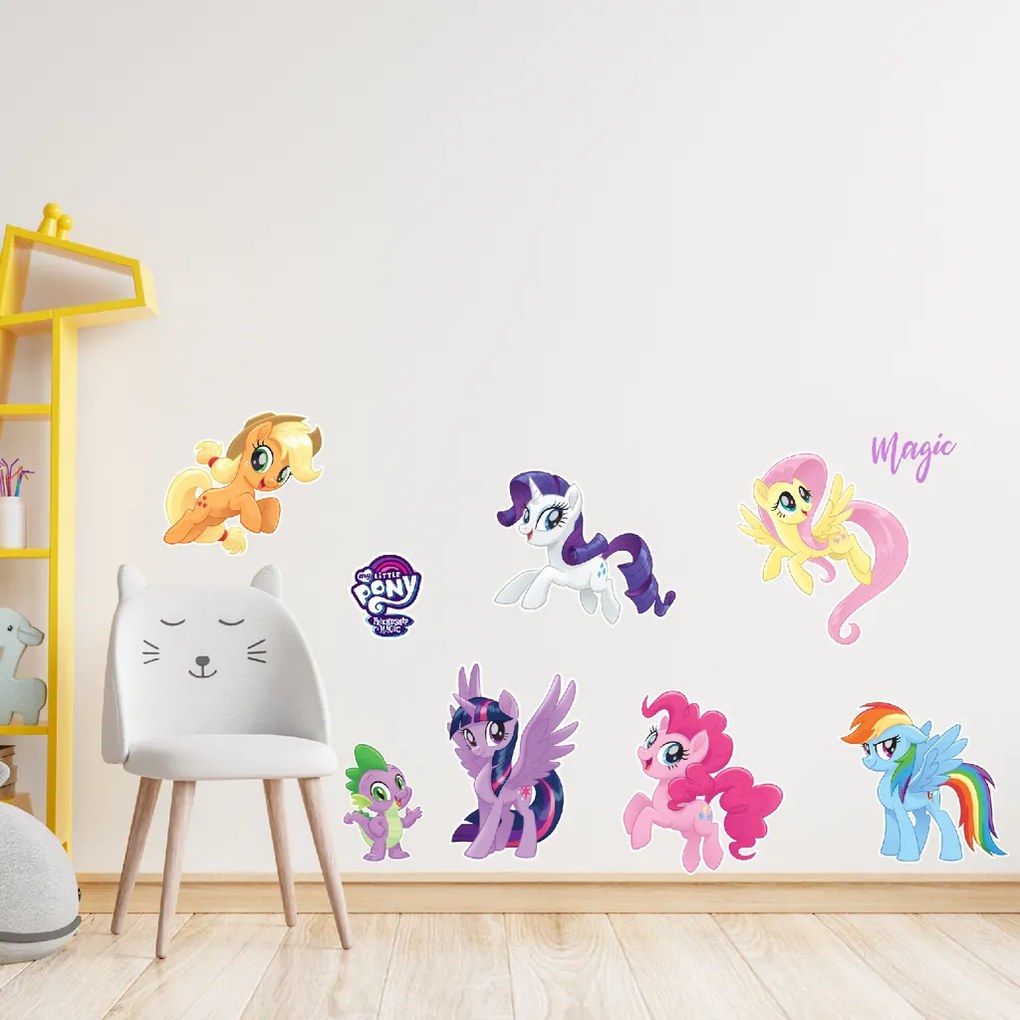 My Little Pony 4 - nálepka na stenu