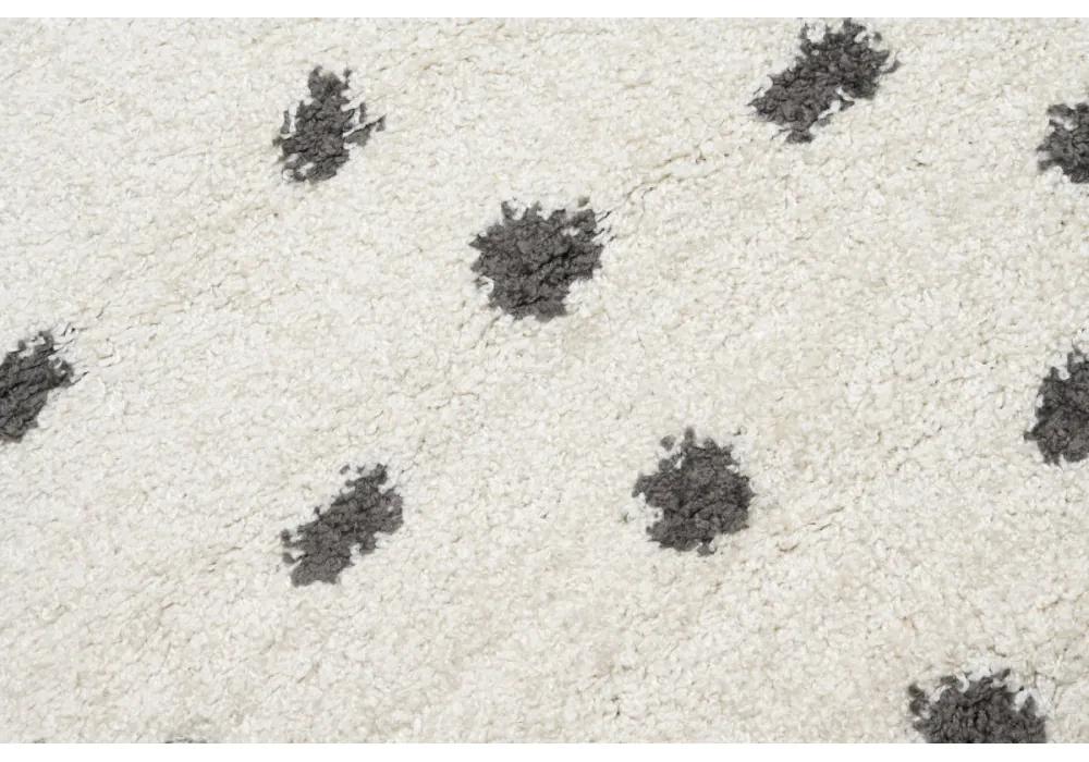 Kusový koberec shaggy Punta krémový 160x220cm
