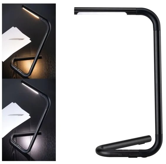 Paulmann 95424- LED/4,5W Stmievateľná dotyková stolná lampa FLEXLINK 5V/USB čierna