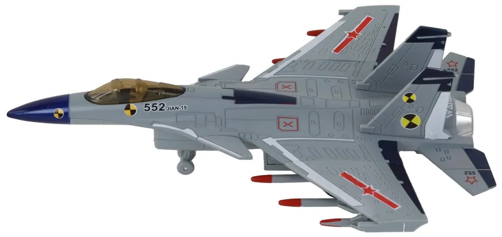 LEAN TOYS Stíhačka - lietadlo so špeciálnym efektom, 3 typy