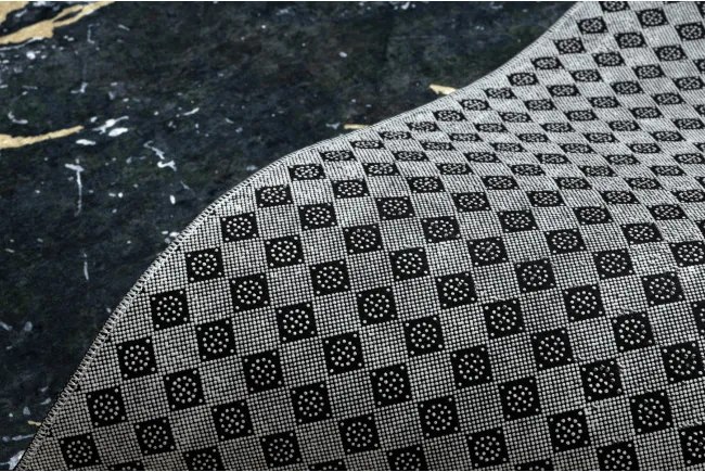 Protišmykový behúň LOTUS GALACTIC 9523 čierny / zlatý - Výpredaj