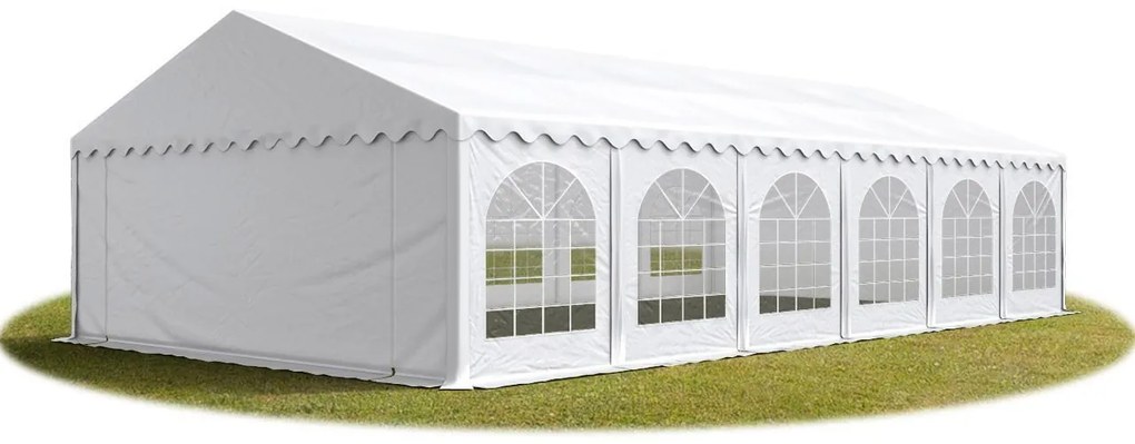 Párty stan Ohňovzdorný Premium 6 x 12 m | biela